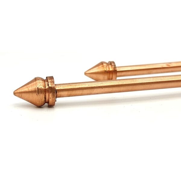 Reiki Crystal Products Copper Dowsing L Rods - Divining Rods Pair for Dowsing - Reiki - Fengshui & Vastu. 32 cm Approx - Image 2