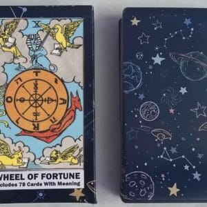 Tarot Cards Deck Includes 78 Cards With All Meanings,Dates,Seasons,& Elements Written For An Easy Learning